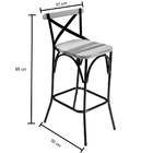 Conjunto Bistrô Laís Artluxo Móveis  Natural