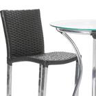 Conjunto Bistrô Mesa Alta E 2 Banquetas Florida Preto Para Ed