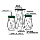 Conjunto Bistrô Rizzo Preto E 2 Banquetas Kathy Suede Verde C