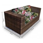 Conjunto Bora Bora - 1 Sofá 2 Lugares + 2 Poltronas + 1 Mesa