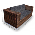 Conjunto Bora Bora - 1 Sofá 2 Lugares + 2 Poltronas + 1 Mesa