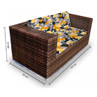 Conjunto Bora Bora - 1 Sofá 2 Lugares + 2 Poltronas + 1 Mesa