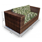 Conjunto Bora Bora - 1 Sofá 2 Lugares + 2 Poltronas + 1 Mesa