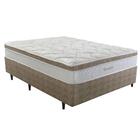 Conjunto Box + Colchão Herval Toronto Molas Ensacadas 138x18x