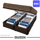 Conjunto Box Baú Queen Espuma D45 Americanflex Pro Coluna Ii
