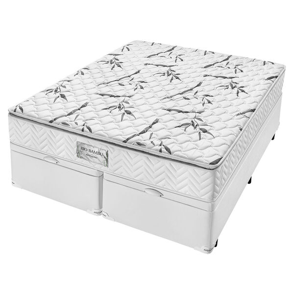 Conjunto Box Baú Super King Molas Ensacadas Americanflex Bio