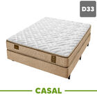 Conjunto Box Casal Espuma D33 Americanflex Touch Amx 138x188x