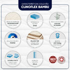 Conjunto Box Casal Espuma D45 Americanflex Clinoflex Bambu 13