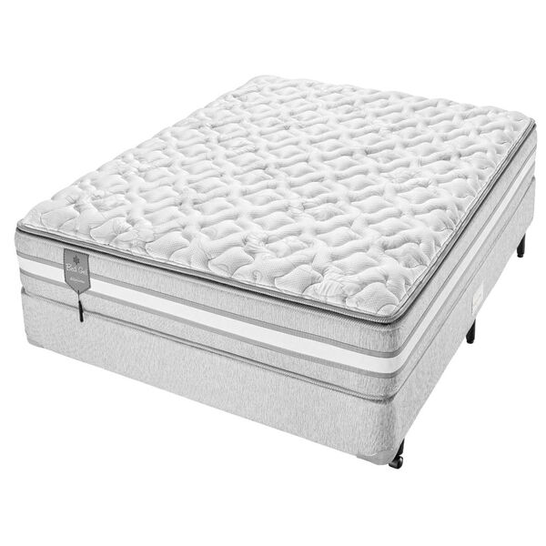 Conjunto Box Casal Molas Ensacadas Americanflex Bed Gel 138x1