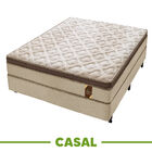 Conjunto Box Casal Molas Ensacadas Americanflex Eucalyptus Ii