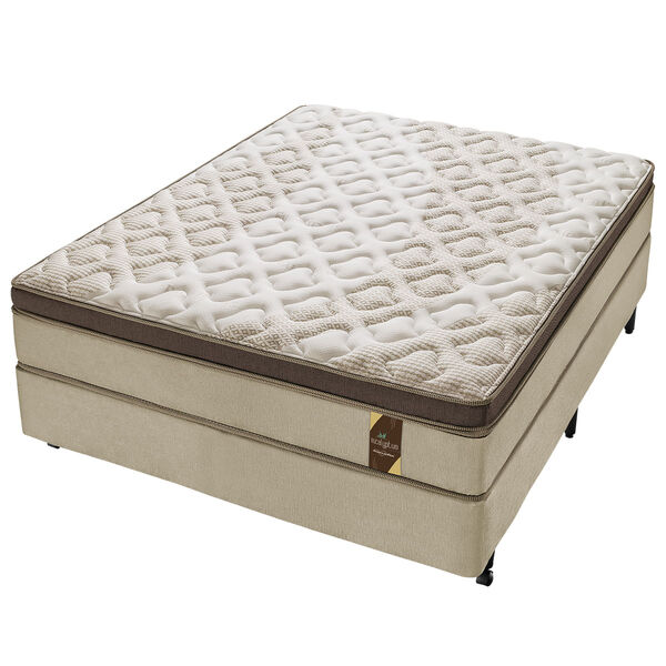 Conjunto Box Casal Molas Ensacadas Americanflex Eucalyptus Ii