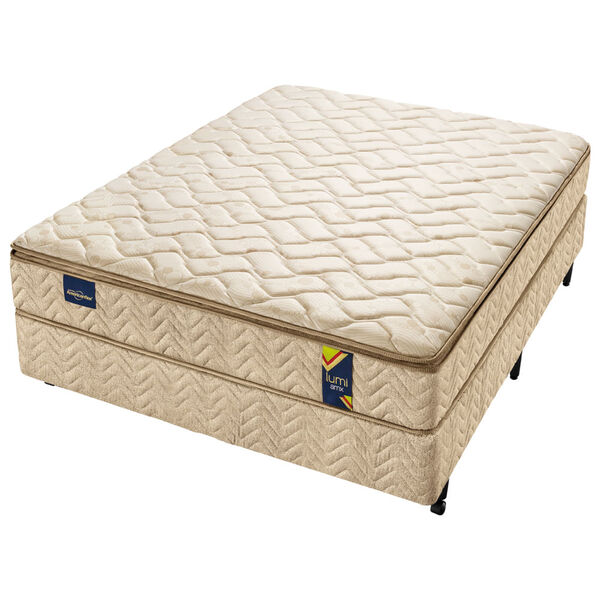 Conjunto Box Casal Molas Ensacadas Americanflex Lumi Amx 138x
