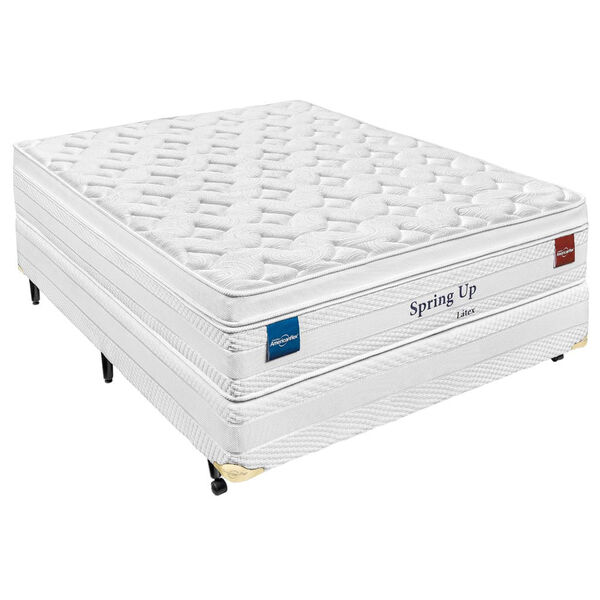 Conjunto Box Casal Molas Ensacadas Americanflex Spring Up Lát