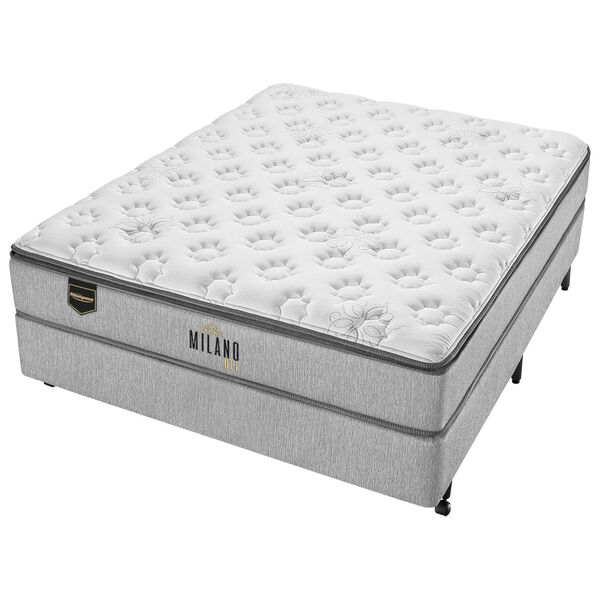Conjunto Box Casal Molas Minaspuma Milano Gel Ii 138x188x70cm