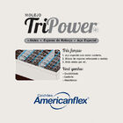 Conjunto Box Casal Molas Tripower Americanflex Bio Bambu 138x