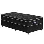 Conjunto Box Colchão+base Pérola Negra Molas Ensacadas Gazin