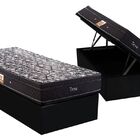 Conjunto: Box Com Baú + Colchão Herval Troya Molas Bonnel Sol