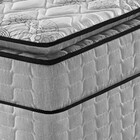 Conjunto Box King Cinza Zidi Hanover One Ortopédico Espuma D3