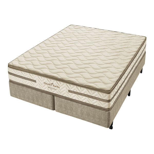 Conjunto Box Queen Espuma D33 Americanflex Clinoflex Bambu 15
