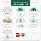 Conjunto Box Queen Espuma D33 Minaspuma Celebrate Plus One Fa