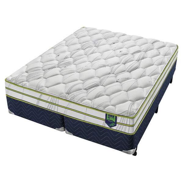 Conjunto Box Queen Espuma D45 Americanflex Amx Fit 158x198x62
