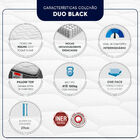 Conjunto Box Queen Molas Ensacadas Americanflex Duo Black Iii