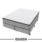 Conjunto Box Queen Molas Ensacadas Americanflex Flat 158x198x