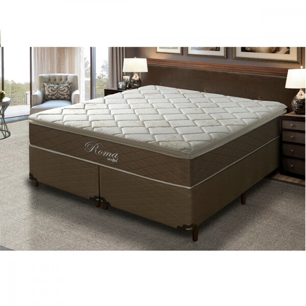 Conjunto Box Queen Molas Ensacadas Roma Umaflex | Leroy Merlin