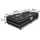 Conjunto Box Solteiro Conjugado De Espuma D28 Com Cama Box 88