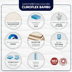 Conjunto Box Solteiro Espuma D33 Americanflex Clinoflex Bambu