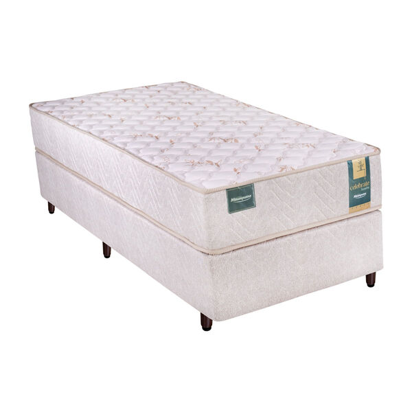 Conjunto Box Solteiro Espuma D33 Minaspuma Celebrate Ii 100x2