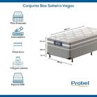 Conjunto Box Solteiro Mola Ensacada Prodormir Vegas Comfort (
