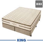 Conjunto Box Super King Espuma D33 Americanflex Clinoflex Bam