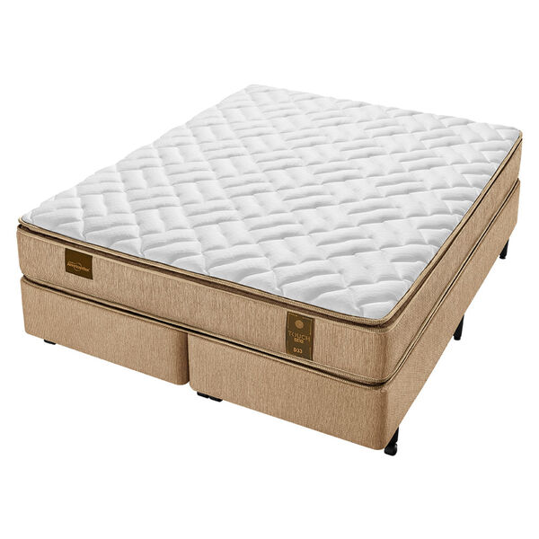 Conjunto Box Super King Espuma D33 Americanflex Touch Amx 193