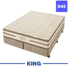 Conjunto Box Super King Espuma D45 Americanflex Clinoflex Bam