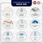 Conjunto Box Super King Molas Ensacadas Americanflex Gold Gel