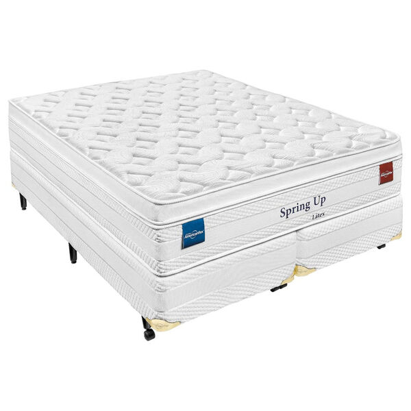 Conjunto Box Super King Molas Ensacadas Americanflex Spring U