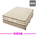 Conjunto Box Viuva Espuma D33 Americanflex Clinoflex Bambu 12