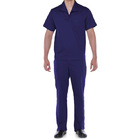 Conjunto Brim Uniforme Profissional Manga Curta Marinho M