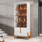 Conjunto Buffet 170 E Cristaleira Luisa Branco Cedro