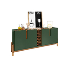 Conjunto Buffet 190 E Cristaleira Perry Verde Oliva Cedro