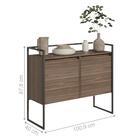 Conjunto Buffet Compacto E Aparador Industrial Affara