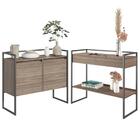 Conjunto Buffet Compacto E Aparador Industrial Affara