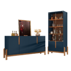 Conjunto Buffet E Cristaleira Jayce