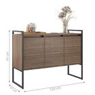 Conjunto Buffet E Gaveteiro Industrial Paris Affara