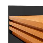 Conjunto Buffet E Rack Para Tv 50 Polegadas Ripado 136cm