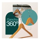 Conjunto C/ 10 Cabides De Alta Qualidade Madeira Resistente