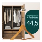 Conjunto C/ 30 Cabides Rústico De Alta Qualidade Madeira Resi