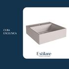 Conjunto C/ Cuba Aqua 76cm Estilare Cnj4006 Nude/carvalho