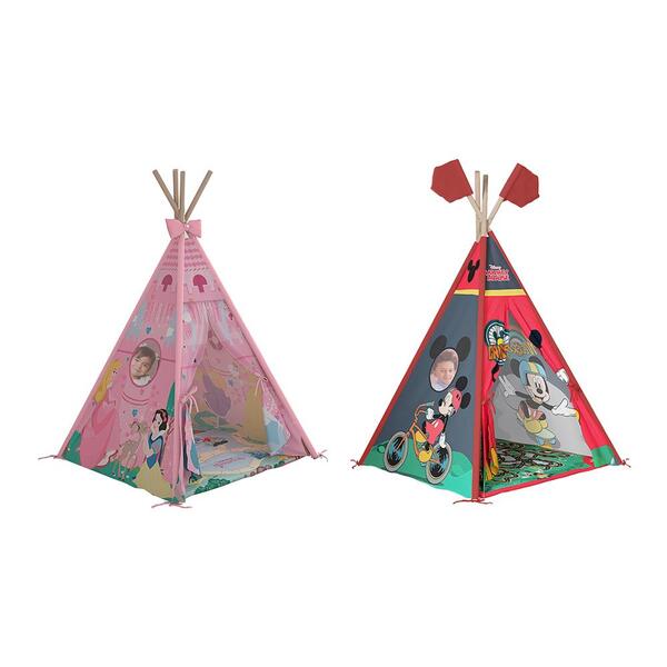 Conjunto Cabana Tenda Infantil Cardiff Verde E Rosa Claro Men